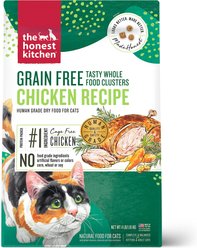 The Honest Kitchen Whole Food Clusters Grain-Free Chicken Dry Cat Food, 4-lb