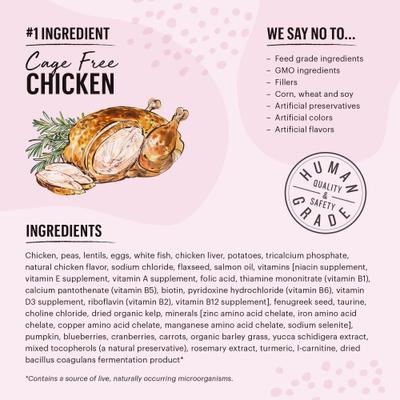 The Honest Kitchen Whole Food Clusters Grain-Free Chicken & Fish Dry Cat Food