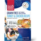 The Honest Kitchen Human Grade Whole Food Clusters Grain-Free Turkey & Chicken Dry Cat Food, 4-lb bag