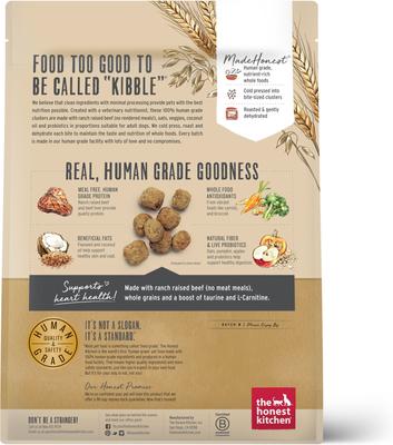 The Honest Kitchen Whole Food Clusters Whole Grain Beef & Oat Dry Dog Food
