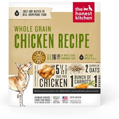 The Honest Kitchen Whole Grain Chicken Recipe Dehydrated Dog Food, 4-lb box