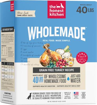 THE HONEST KITCHEN Wholemade Grain-Free Turkey Human Grade