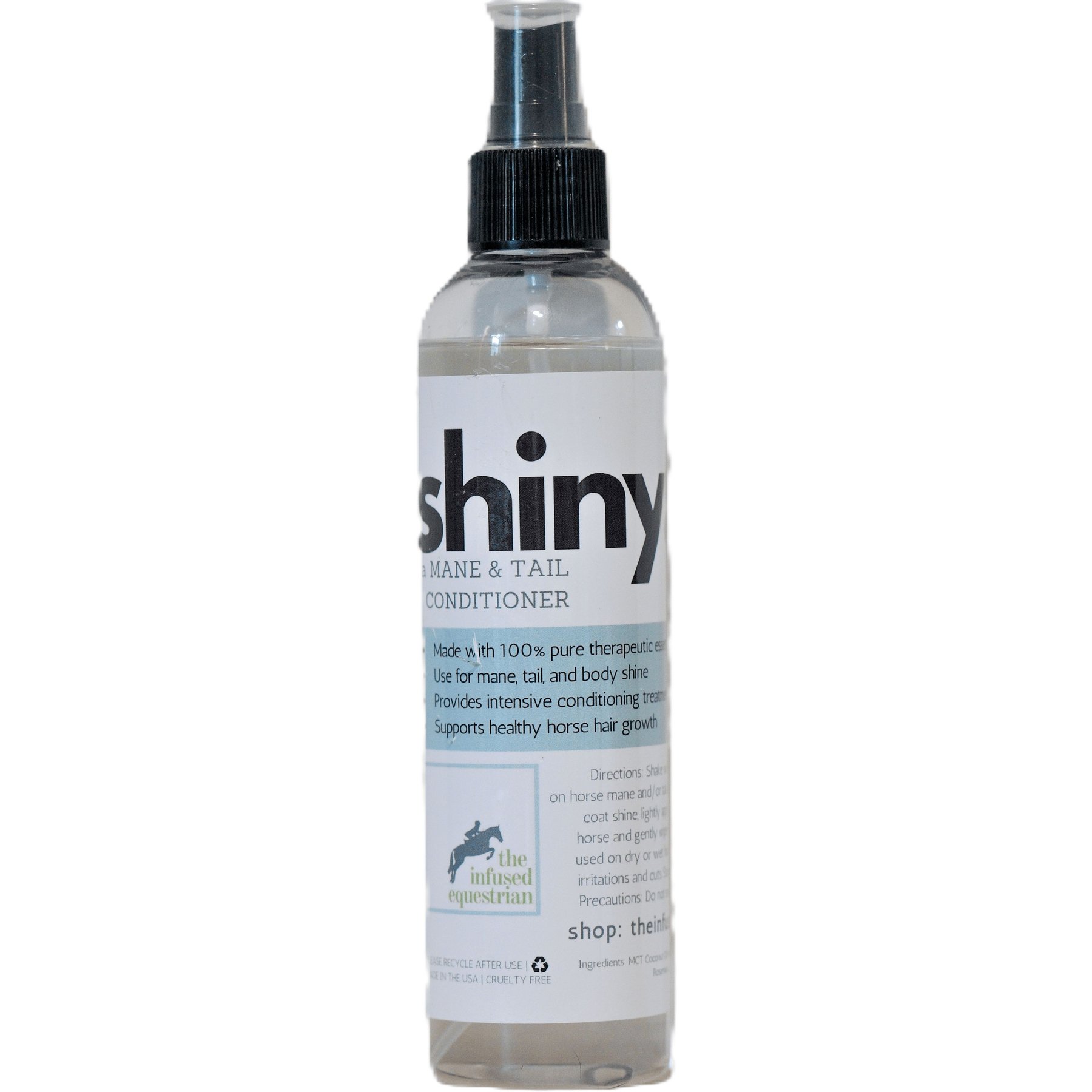 The Infused Equestrian Shiny Mane & Tail Horse Conditioner, 8-fl oz bottle