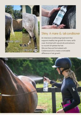 Show full view: The Infused Equestrian Shiny Mane & Tail Horse Conditioner, 8-fl oz bottle slide 3 of 3