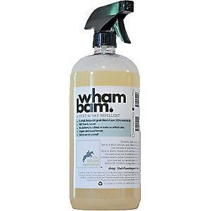The Infused Equestrian Wham Bam Coat Fly insect Repellent Horse Spray, 28-fl oz bottle