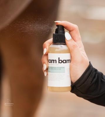 Show full view: The Infused Equestrian Wham Bam Coat Fly insect Repellent Horse Spray, 4-fl oz bottle slide 2 of 2