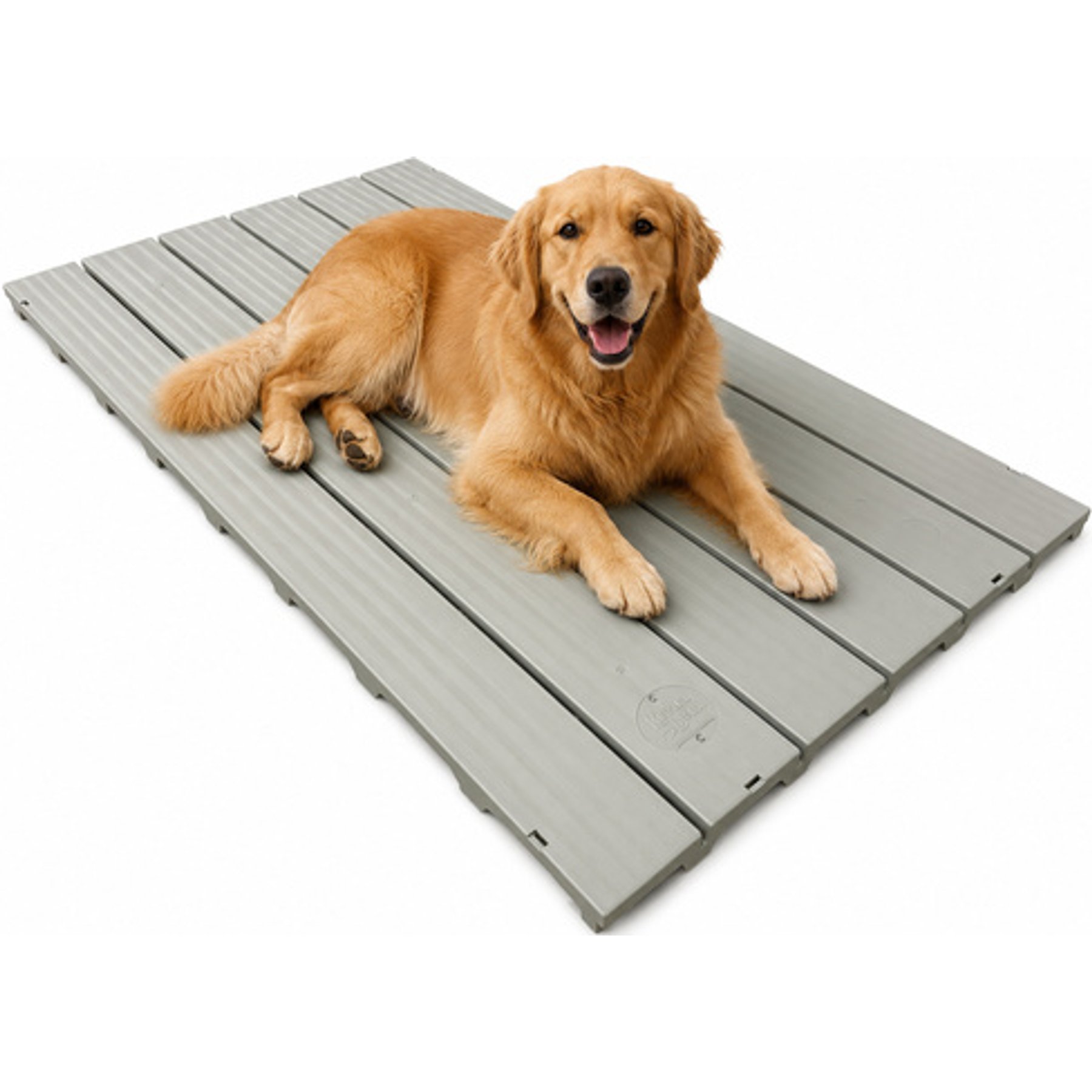 The Kennel Deck Flooring Dog Kennel Accessory, Gray, 8-sq.ft, 6 count