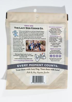 Show full view: The Lazy Dog Cookie Co. Berried Bones Roasted Squash & Cranberry Dog Treats, 5-oz bag slide 3 of 4