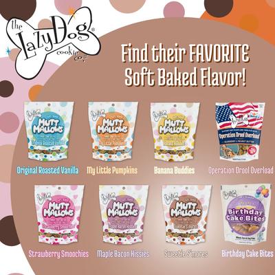 Show full view: The Lazy Dog Cookie Co. Mutt Mallows Sweetie S'mores Soft-Baked Dog Treats, 5-oz bag slide 6 of 7