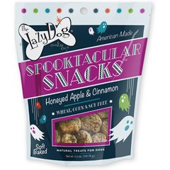 The Lazy Dog Cookie Co. Spooktacular Snacks Honeyed Apple & Cinnamon Dog Treats, 5-oz bag