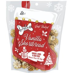 The Lazy Dog Cookie Co. Vanilla Shortbread Stocking Dog Treats, 5-oz bag