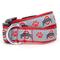 Show in main carousel: The License House Ohio State Athletic O Paw Print Dog Collar, Gray, Large slide 1 of 1