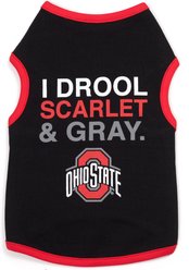 The License House Ohio State I Drool Scarlet & Gray Shirt, Black, Large