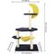 Show in main carousel: THE LICKER STORE Aurora Modern 49-in 3-Tier Sisal Moon & Stars Cat Tree, Navy slide 3 of 10