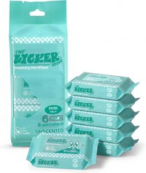 THE LICKER STORE Mini Hypoallergenic Body Dog Grooming Wipes, 48 count