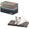 Show in main carousel: THE LICKER STORE Naomi Modern 17-in Cardboard Reversible Cat Scratcher Pad in Box with Catnip, 5 count slide 9 of 10