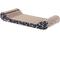 Show in main carousel: THE LICKER STORE Rini Modern 23.75-in Cardboard Lounge Bed Cat Scratcher with Bell Toys & Catnip, Black/White, 1 count slide 9 of 11
