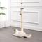 Show in main carousel: THE LICKER STORE Rylie 38-in Farmhouse Sisal Pillar with Fuzzy Toys & Spring Balls Cat Scratching Post, Gray/Cream slide 7 of 9