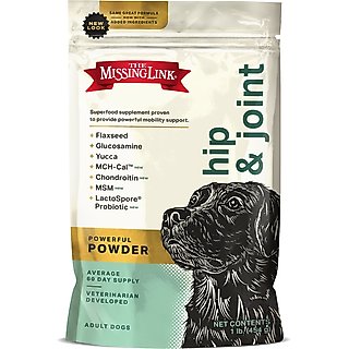 The Missing Link Hip & Joint Powder Joint Supplement for Dogs, 1-lb bag slide 1 of 7