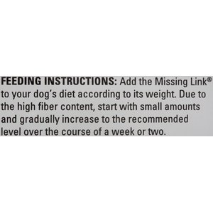 The Missing Link Hip & Joint Powder Joint Supplement with Glucosamine for Dogs, 1-lb bag