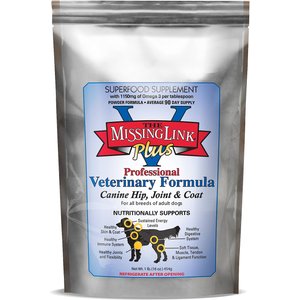 The Missing Link Professional Veterinary Formula Hip, Joint & Coat Superfood Dog Supplement, 1-lb