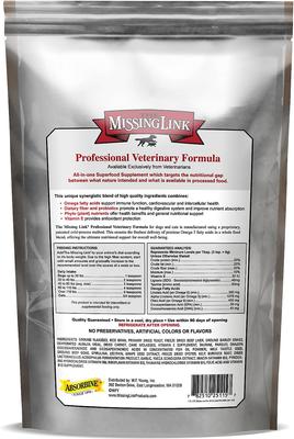 Show full view: The Missing Link Professional Veterinary Formula Recovery & Detoxification Superfood Dog & Cat Supplement, 1-lb slide 3 of 3