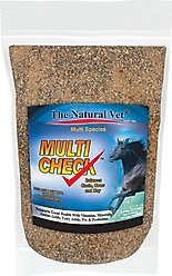 The Natural Vet Multi-Check Multi-Species Vitamin Mineral Supplement, 2.5-lb bag