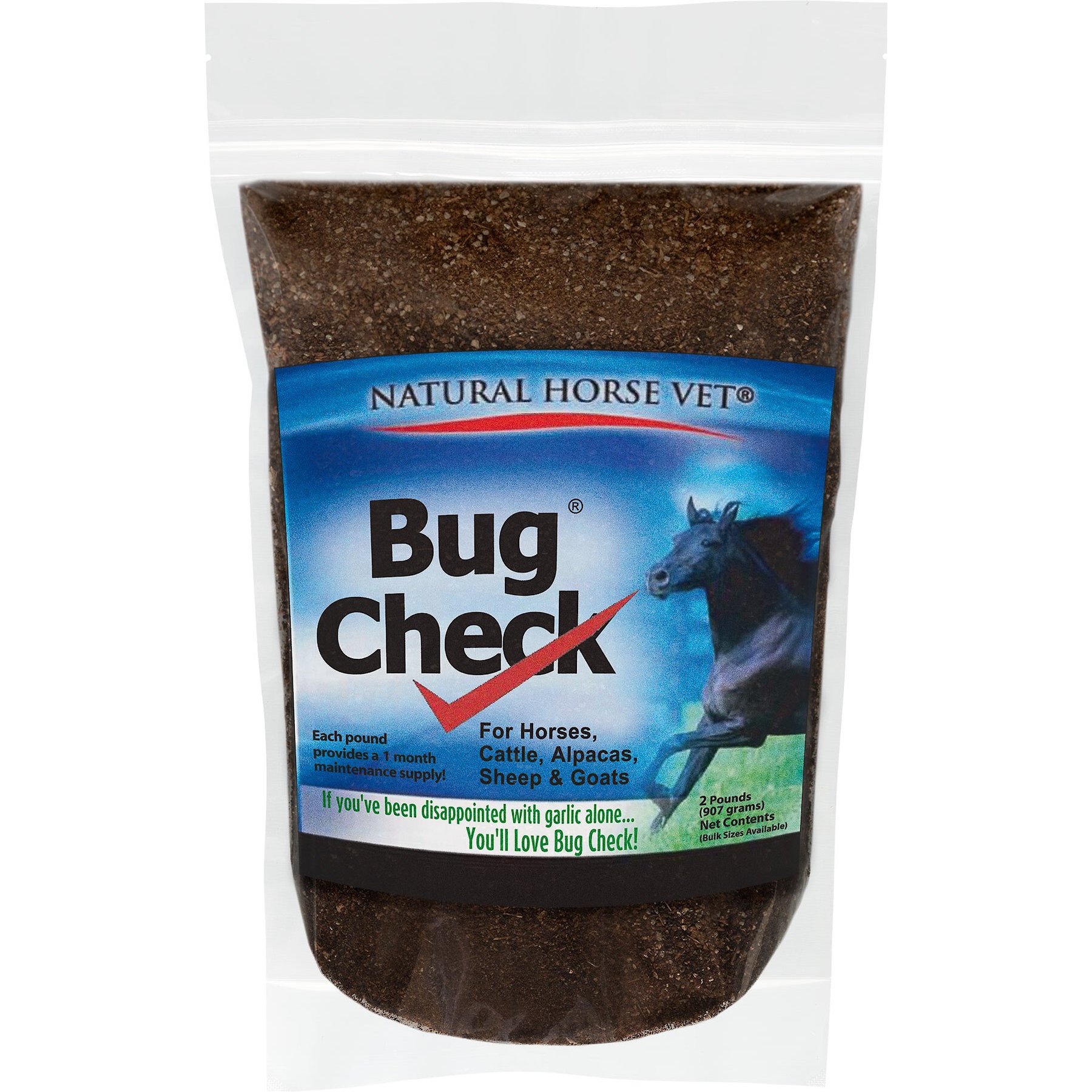 The Natural Vet Natural Horse Vet Bug Check Multi-Species Original Works from the Inside Out!, 2-lb bag