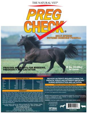 Show full view: The Natural Vet Preg Check Supreme Breeders Formula Horse Supplement, 30-lb bag slide 2 of 2