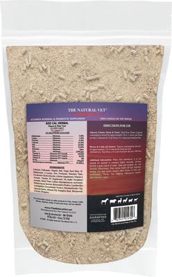 Show full view: The Natural Vet Red Cal Multi-Species Herbal Fleece & Fiber Supplement, 4-lb bag slide 4 of 4