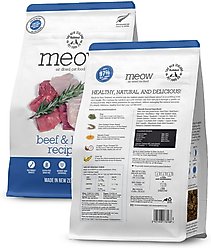 The New Zealand Natural Pet Food Co. Meow Beef & Hoki Air Dried Cat Food, 26.5-oz bag slide 2 of 8
