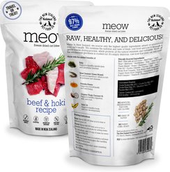 The New Zealand Natural Pet Food Co. Meow Beef & Hoki Grain-Free Freeze-Dried Cat Treats, 1.76-oz bag slide 2 of 8