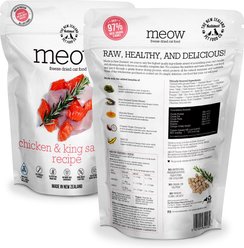 The New Zealand Natural Pet Food Co. Meow Chicken​ & King Salmon Grain-Free Freeze-Dried Cat Food, 9.9-oz bag slide 2 of 8
