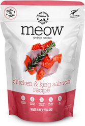 The New Zealand Natural Pet Food Co. Meow Chicken & Salmon Air Dried Cat Food, 3.5-oz bag