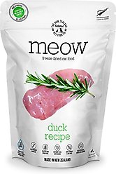 The New Zealand Natural Pet Food Co. Meow Duck Grain-Free Freeze-Dried Cat Food, 9-oz bag