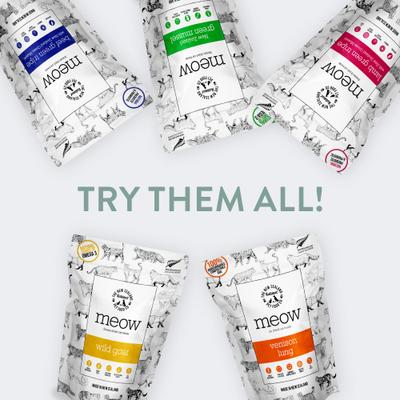 Show full view: The New Zealand Natural Pet Food Co. Meow Lamb Green Tripe with Green Lipped Mussel Freeze-Dried Cat Treat, 1.4-oz bag slide 8 of 10