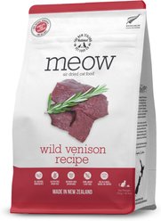The New Zealand Natural Pet Food Co. Meow Venison Air Dried Cat Food, 26.5-oz bag
