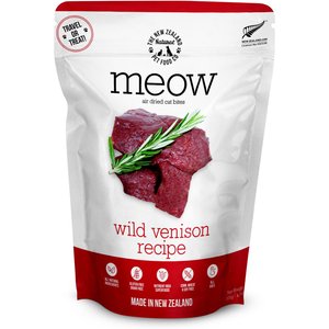 The New Zealand Natural Pet Food Co. Meow Venison Air Dried Cat Food, 3.5-oz bag