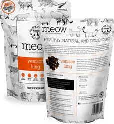 The New Zealand Natural Pet Food Co. Meow Venison Lung Air Dried Cat Treat, 1.76-oz bag slide 2 of 8