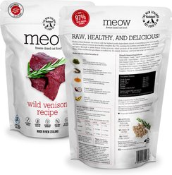 The New Zealand Natural Pet Food Co. Meow Wild Venison Grain-Free Freeze-Dried Cat Food, 9.9-oz bag slide 2 of 8