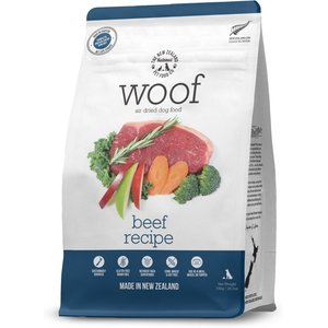 The New Zealand Natural Pet Food Co. Woof Beef Air Dried Dog Food, 26.5-oz bag