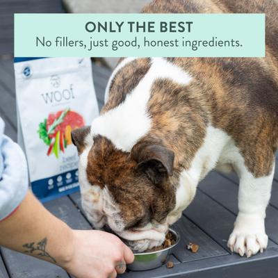 Show full view: The New Zealand Natural Pet Food Co. Woof Beef Air Dried Dog Food, 26.5-oz bag slide 8 of 9