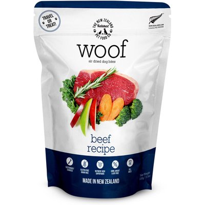 The New Zealand Natural Pet Food Co. The New Zealand Natural Pet Food Co. Woof Beef Air Dried Dog Food, 3.5-oz bag