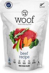 The New Zealand Natural Pet Food Co. Woof Beef Recipe Grain-Free Freeze-Dried Dog Food, 9-oz bag