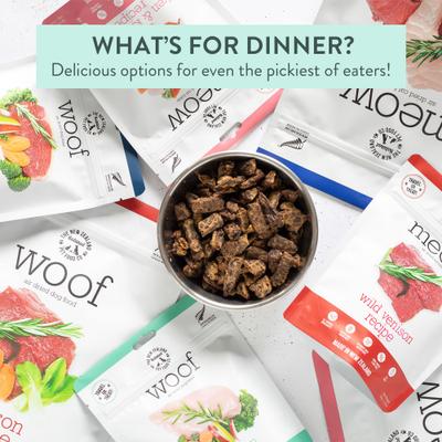 Show full view: The New Zealand Natural Pet Food Co. Woof Chicken Air Dried Dog Food, 26.5-oz bag slide 9 of 9