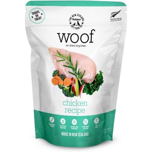 The New Zealand Natural Pet Food Co. Woof Chicken Air Dried Dog Food, 3.5-oz bag