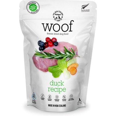 The New Zealand Natural Pet Food Co. The New Zealand Natural Pet Food Co. Woof Duck Recipe Grain-Free Freeze-Dried Dog Food, 35-oz bag