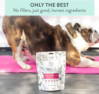 Show full view: The New Zealand Natural Pet Food Co. Woof Lamb Green Tripe Freeze-Dried Dog Treats, 1.4-oz bag slide 6 of 8