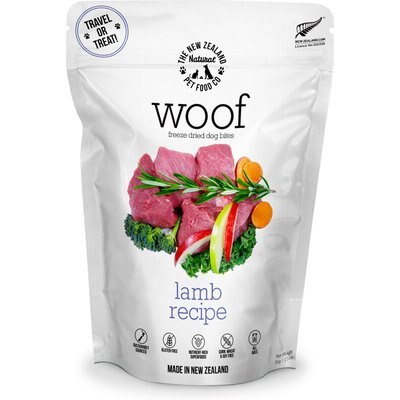 The New Zealand Natural Pet Food Co. The New Zealand Natural Pet Food Co. Woof Lamb Recipe Grain-Free Freeze-Dried Dog Treats, 1.76-oz bag