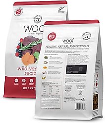 The New Zealand Natural Pet Food Co. Woof Venison Air Dried Dog Food, 26.5-oz bag slide 2 of 8